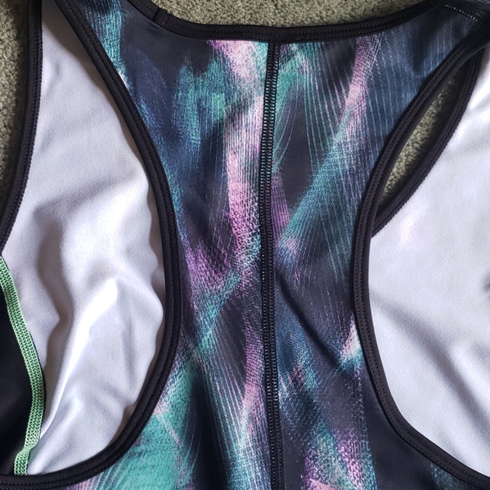 NWT Fila Sz L black/mint/purple tank top - Picture 6 of 8
